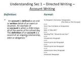 Account Writing