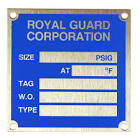 Anodised Name Plate
