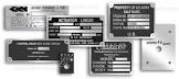 Anodized Aluminum Nameplates