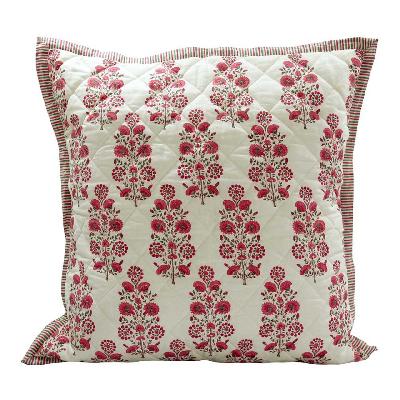 Block Print Pillow Cover