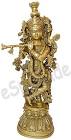 Brass Krishna Statue