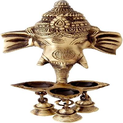 Brass Ganesh Wall Hanging