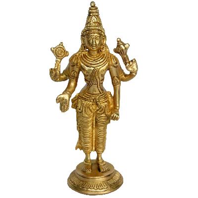 Brass Vishnu Statue