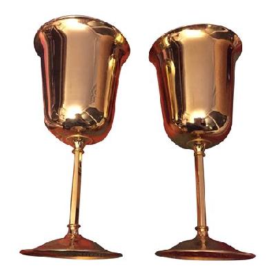 Brass Wine Glasses