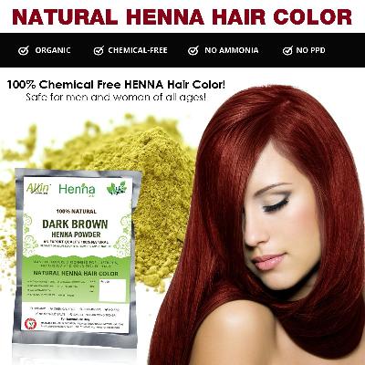 Brown Henna Hair Color