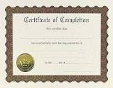 Certificate Paper