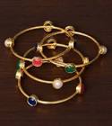 Coloured Stones Bangles