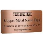 Copper Name Plates