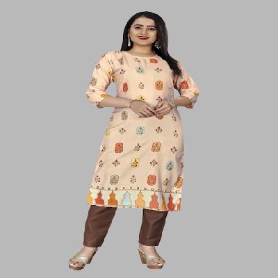 Cotton Digital Printed Kurti