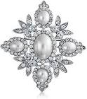 Crystal Brooch