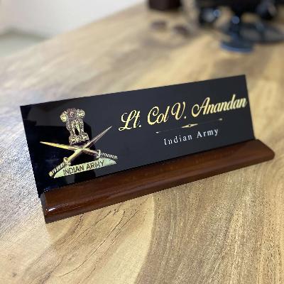 Desk Name Plate 