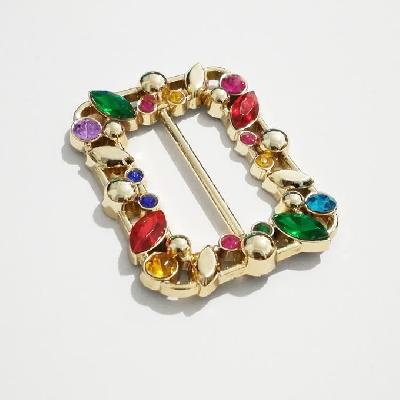 Diamond Shoe Buckles