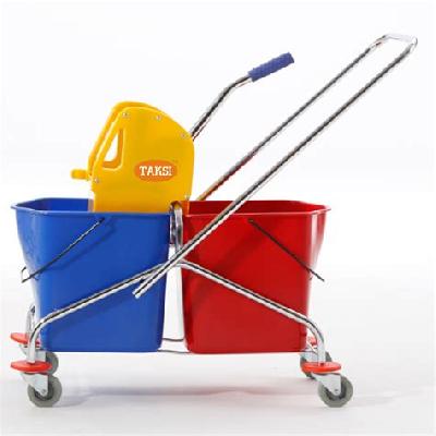 Double Bucket Wringer Trolley