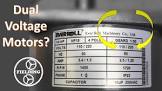 Dual Voltage Motors
