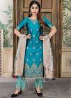 Embroidery Jacquard Salwar Suit