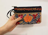 Embroidered Wallet
