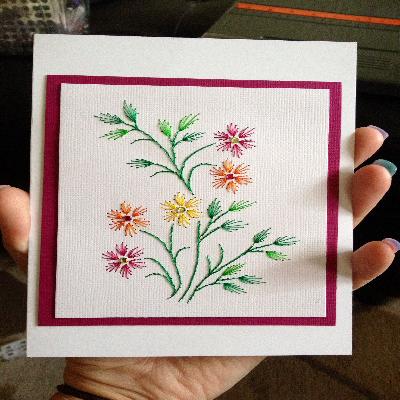 Embroidery Card