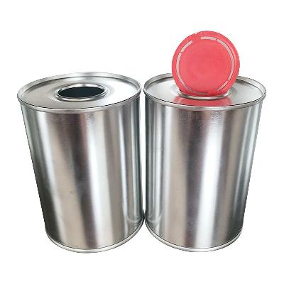 Empty Tin Oil Can