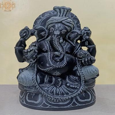 Gemstone Ganesha Statue
