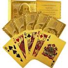 Gold Playing Card