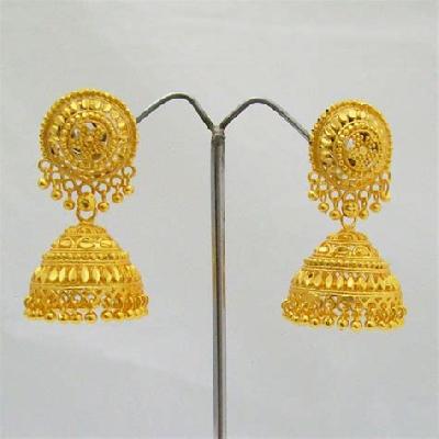 Gold Plated Jhumkas 