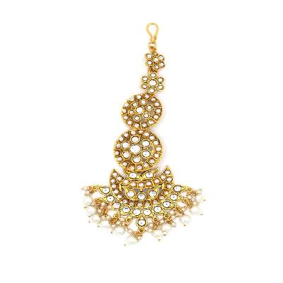Gold Plated Maang Tika 
