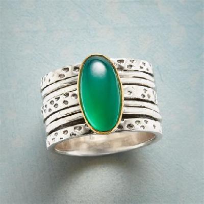 Green Onyx Ring
