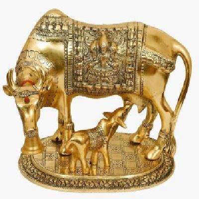 Kamadhenu Cow and Calf Statue