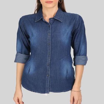 Ladies Denim Shirt