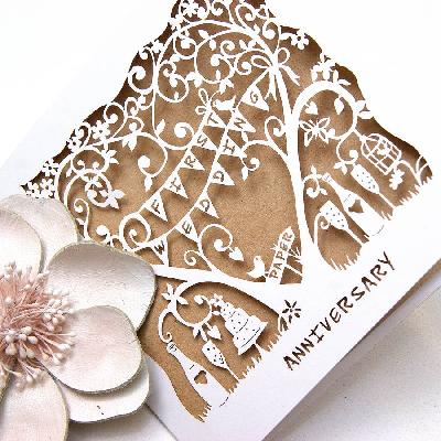 Laser Cut Wedding Cards 