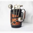 Leather Golf Bar Set