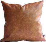 Leather Pillow Cover