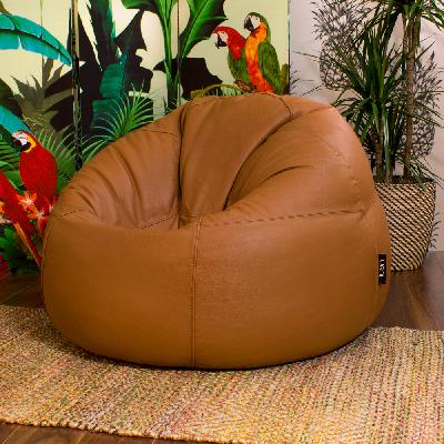 Leather Bean Bag Chair 