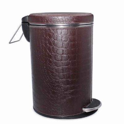 Leather Dustbin