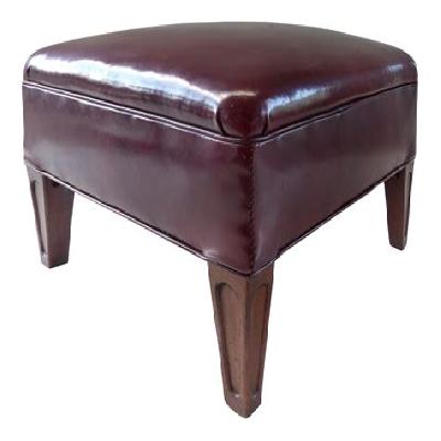 Leather Footstool