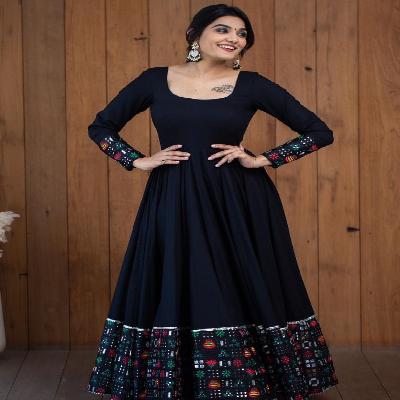 long Anarkali Gown