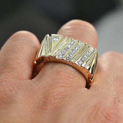 Men Diamond Ring 