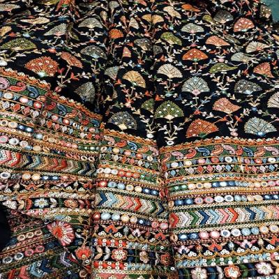 Mirror Work Fabric 