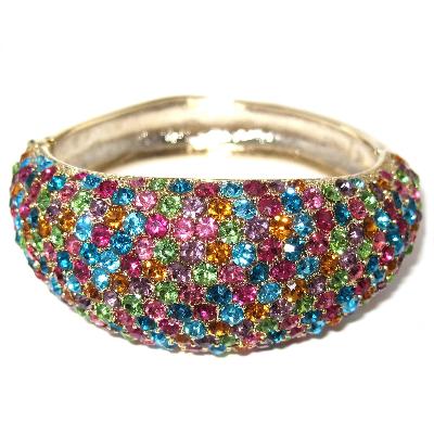 Multi Colored Crystal Bracelet
