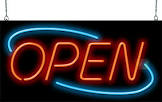 Open Neon Sign