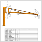 Pillar Mounted Jib Crane