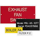 Plastic Nameplates