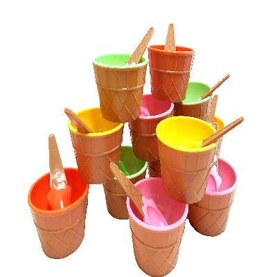 Plastic Ice Cream Cups