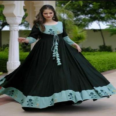 Printed Gown