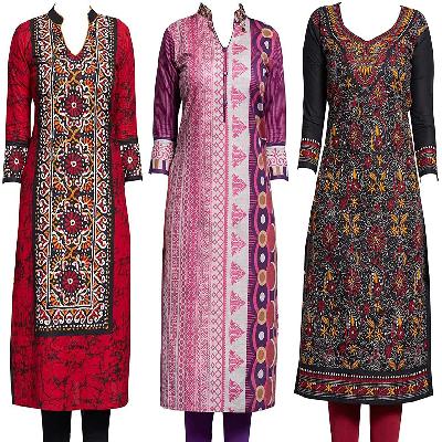 Printed Kurti Fabric