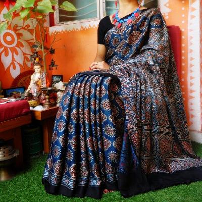 Printed Silk Saree