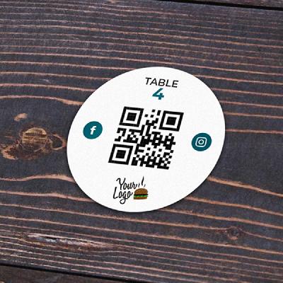 QR Code Sticker 