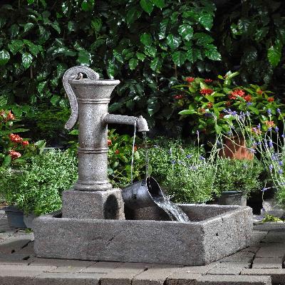 Resin Outdoor Water Fountain 