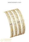 Rhodium Bangles