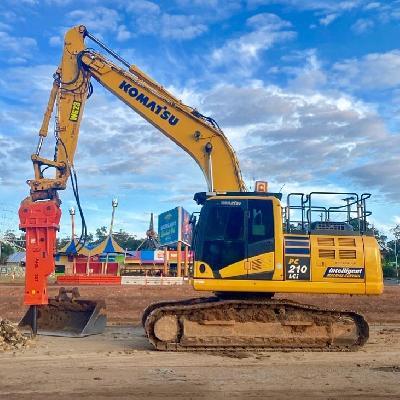 Rock Breaker Machine Rental Service 